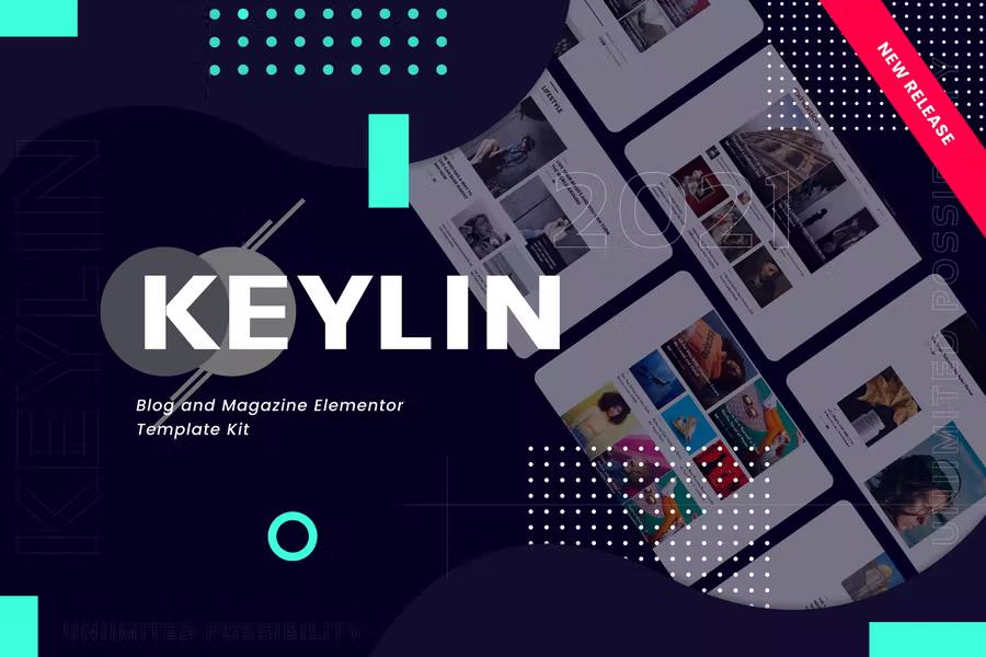 KEYLIN – BLOG & MAGAZINE ELEMENTOR TEMPLATE KIT